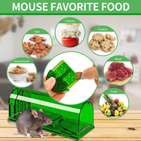 Thumbnail for Rat Traps Catch and Release Indoor / Outdoor Mouse Traps Pack of 2