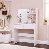 Thumbnail for VASAGLE Dressing Table With Mirror