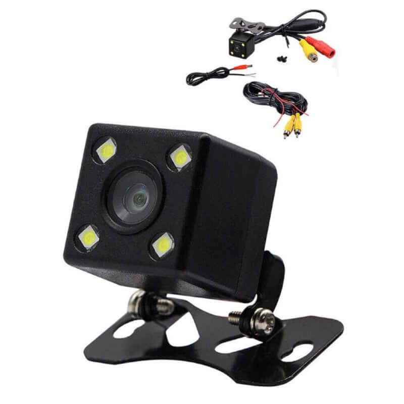 Car Rearview Reversing Camera 4 LED Night Vision - The Shopsite