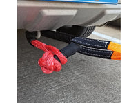 Thumbnail for Protective sleeve covering rope for abrasion resistance