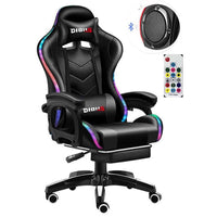 Thumbnail for Comfortable padded seat and backrest of gaming chair