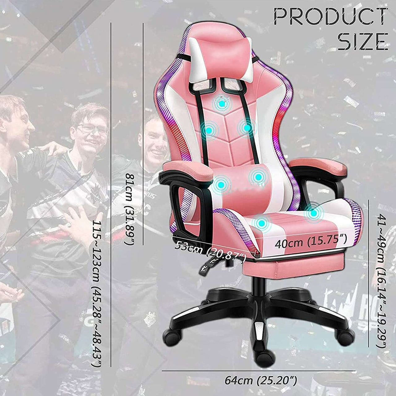 Gaming Chair Racing Chair + Desk - The Shopsite