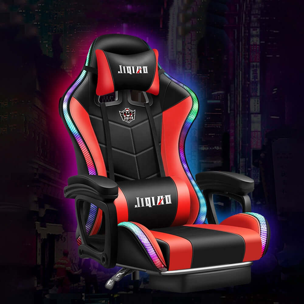 Gaming Chair With Rgb Light And Speaker