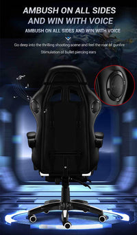 Thumbnail for Gaming Chair With Rgb Light And Speaker