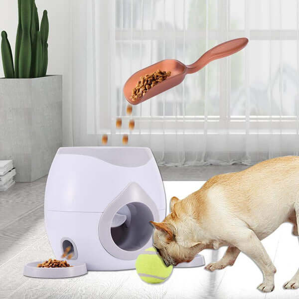 Fetch-N-Treat Dog Toy Tennis Ball Machine Fetch and Treat Toy - The Shopsite