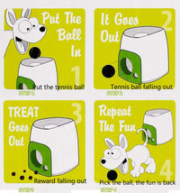 Thumbnail for Fetch-N-Treat Dog Toy Tennis Ball Machine Fetch and Treat Toy - The Shopsite