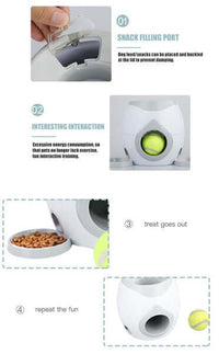 Thumbnail for Fetch-N-Treat Dog Toy Tennis Ball Machine Fetch and Treat Toy - The Shopsite