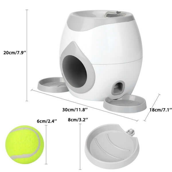 Fetch-N-Treat Dog Toy Tennis Ball Machine Fetch and Treat Toy - The Shopsite