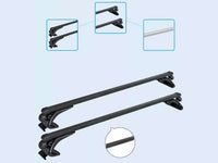 Thumbnail for Car Roof Racks Universal 120cm Black - The Shopsite