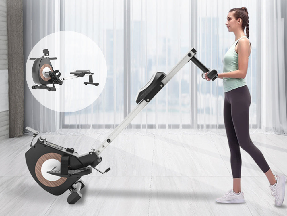 Foldable Mechanical Exercise Rowing Machine – Homyspire