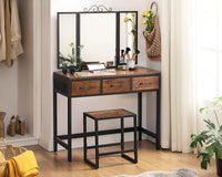 Thumbnail for Dressing Table Vanity Table Set with Stool