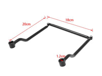 Thumbnail for Motorcycle saddlebag support brackets with mounting holes detail