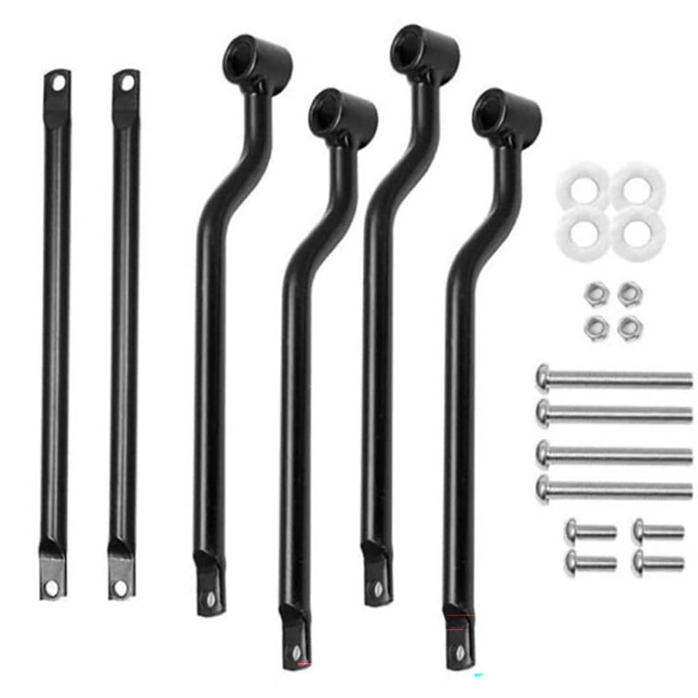 Motorcycle saddlebag support brackets attached to fender strut