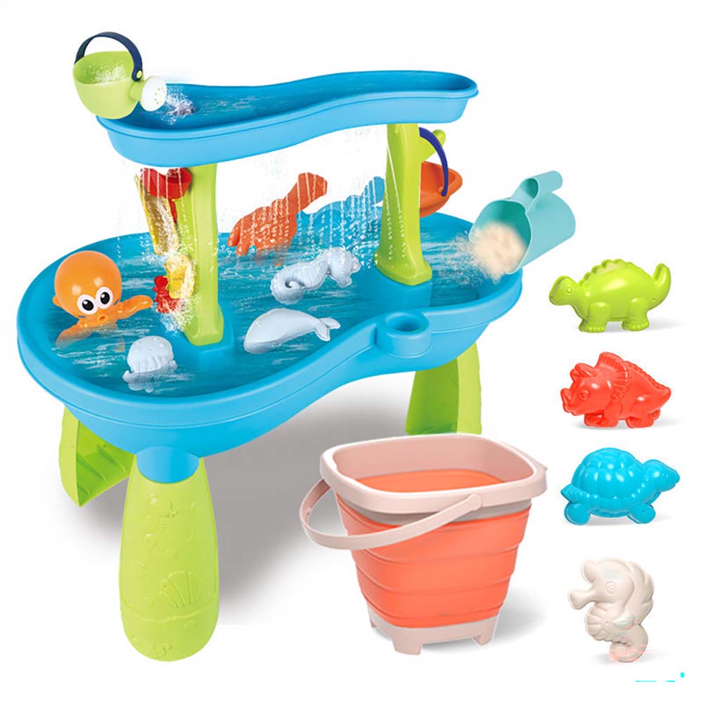 Outdoor play table made from non-toxic plastic