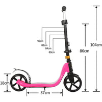 Thumbnail for Adjustable Height Wheel Kick Kids Scooter