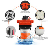 Thumbnail for Pump showing quick-connect plug-in ports