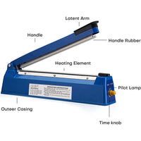 Thumbnail for 400mm 16 Inch Impulse Heat Sealer - The Shopsite