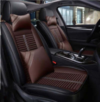 Thumbnail for Rear car seat cover with airbag outlet design
