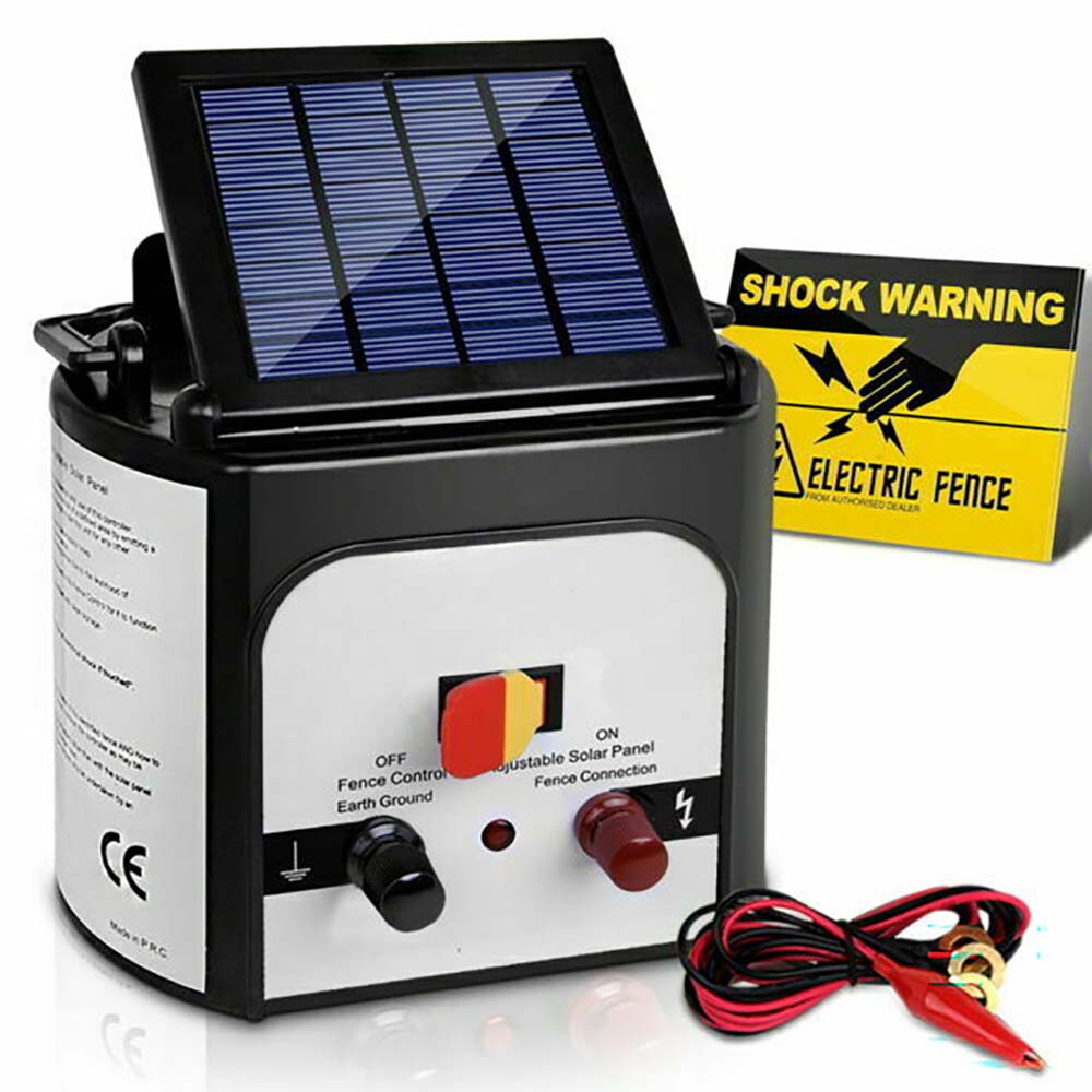 Solar fence energizer with IPX4 waterproof rating