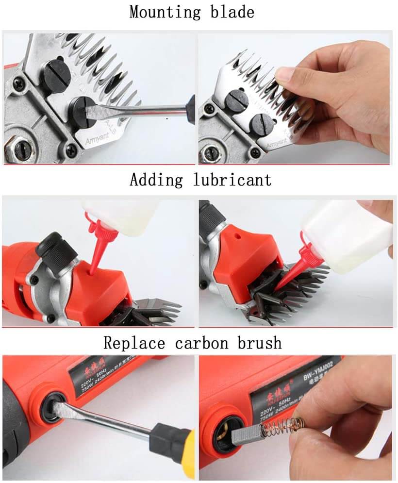 Electric Sheep Clipper Shearing 750W 230V 6Modes Speed - The Shopsite