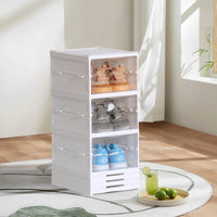 Thumbnail for Shoes Box Rack Shoe Organizer Stackable Storage Drawer