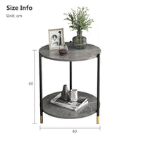 Thumbnail for Coffee Table Side Table End Table Grey