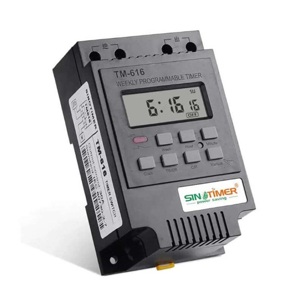 Timer with lithium battery backup