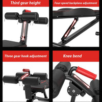 Thumbnail for Weight Bench Sit Up Bench with resistance bands, sit up bench, abdominal trainer - The Shopsite