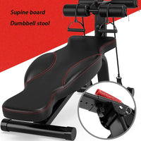 Thumbnail for Weight Bench Sit Up Bench with resistance bands, sit up bench, abdominal trainer - The Shopsite