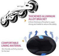 Thumbnail for Kids Adjustable Inline Skates with Light Up Wheels Size33-37 Pink