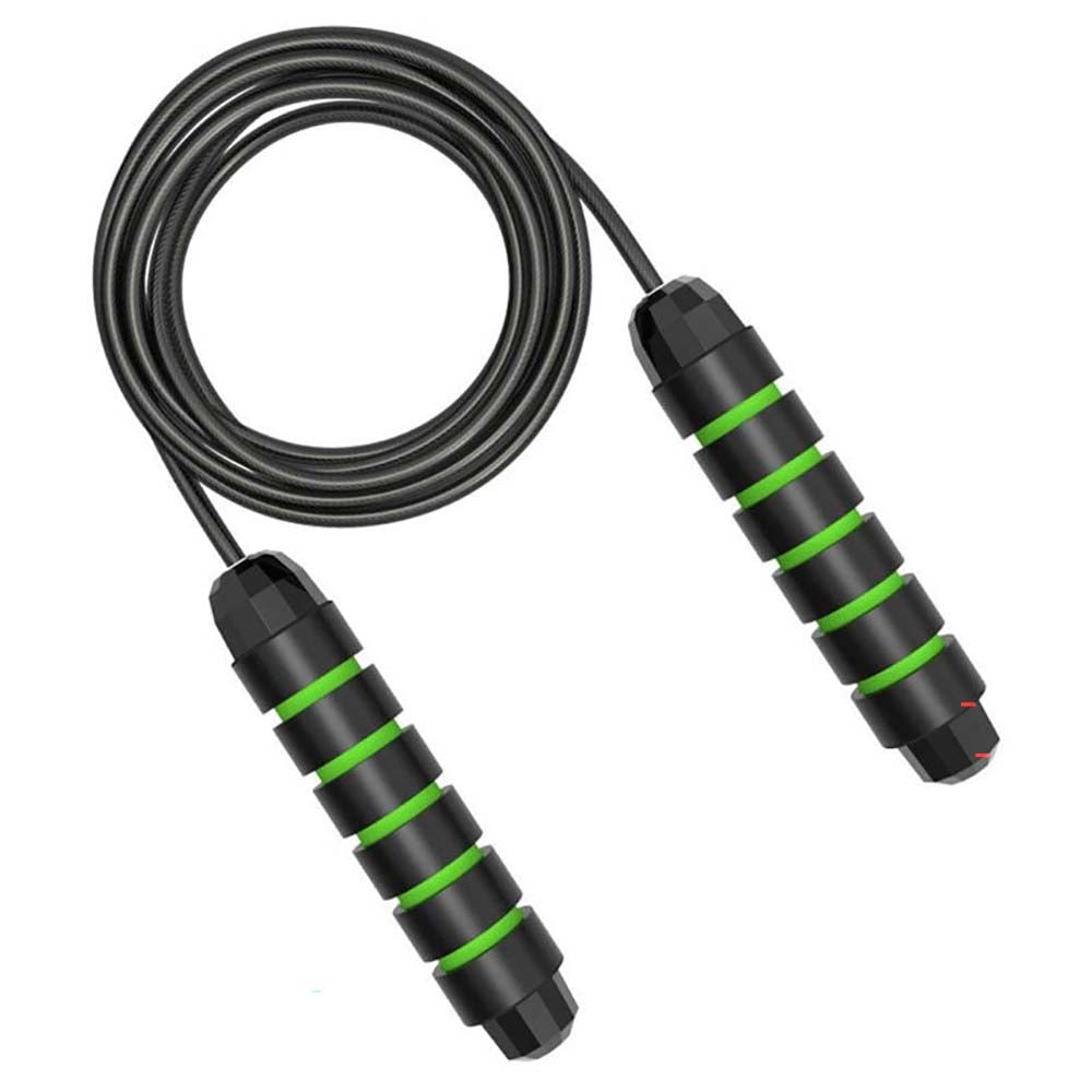 Jump rope in use for endurance exercise