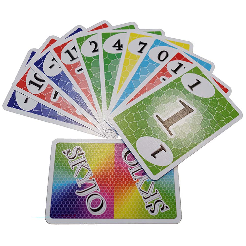 SKYJO game packaging with logo