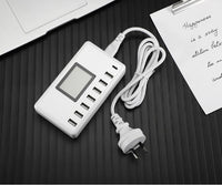 Thumbnail for 40W Smart 8 Ports USB Charger Station with LCD Display