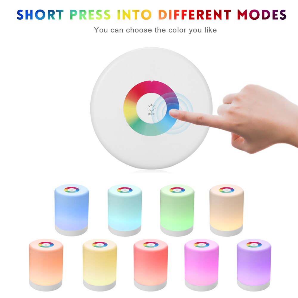 Smart LED Night Light Dimmable USB Rechargeable - The Shopsite