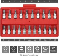 Thumbnail for Socket set laid out showing different sizes