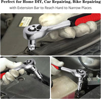 Thumbnail for Bit adaptor and universal joint in socket set