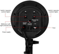 Thumbnail for 4 Head Studio Photography set Lighting Kit - The Shopsite