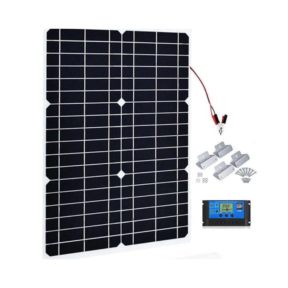 Solar panel controller included in kit
