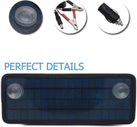 Thumbnail for Solar car battery charger for 12V vehicle batteries