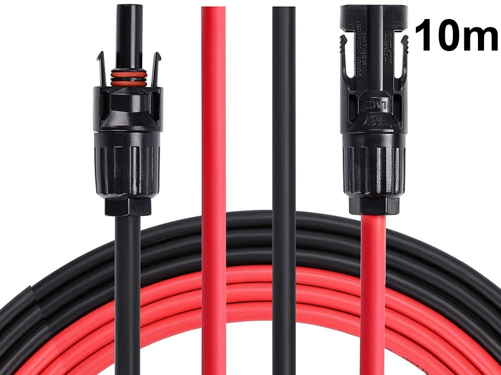 Weatherproof Solar Cable Tips Weatherproof 10M Solar Cable MC4 Connectors NZ | Homyspire