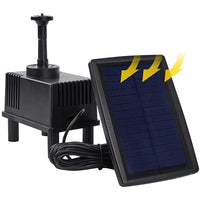 Thumbnail for Solar pump used in birdbath water feature