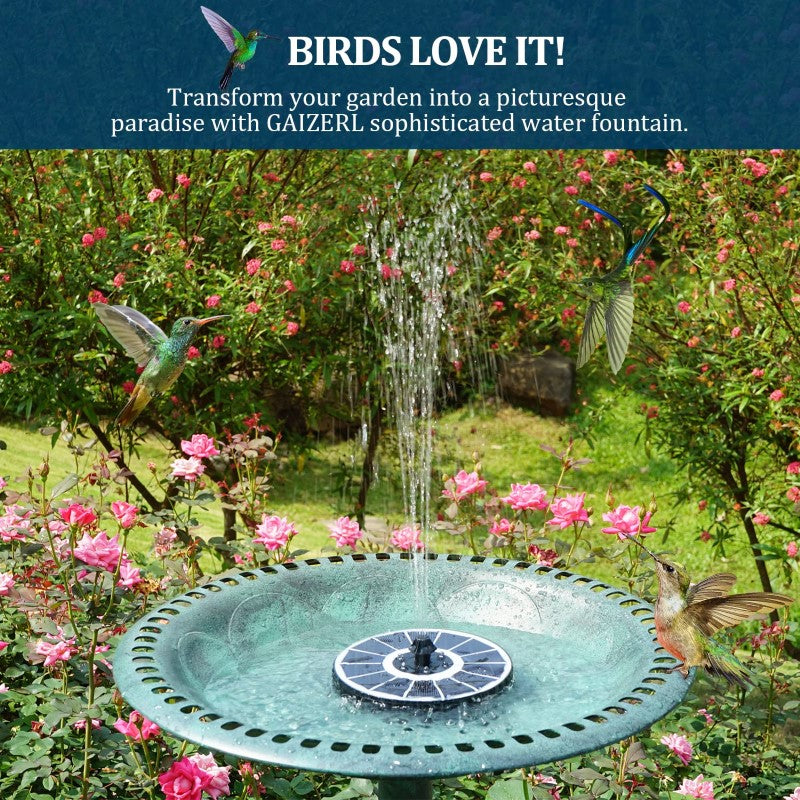 Solar fountain with user manual