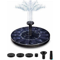Thumbnail for Solar powered fountain pump floating on water