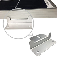 Thumbnail for Solar Panel Mount Kit - Z Bracket For Rv/Roof Z Bracket For Rv/Roof Solar Panel Mounting Kit 4 Pcs