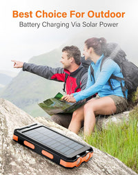Thumbnail for Solar charger with carabiner