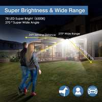Thumbnail for 3-Headed Outdoor Solar Motion Sensor Light
