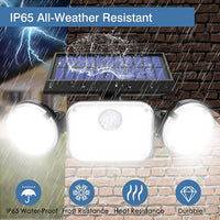 Thumbnail for 3-Headed Outdoor Solar Motion Sensor Light