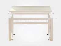 Thumbnail for Computer Desk Workstation Sturdy Metal Frame Home Office Desk Table