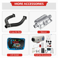 Thumbnail for Diesel Air Heater 5kW 12V with LCD Switch