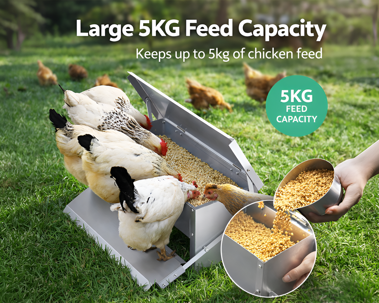Automatic Chicken Feeder 5kg